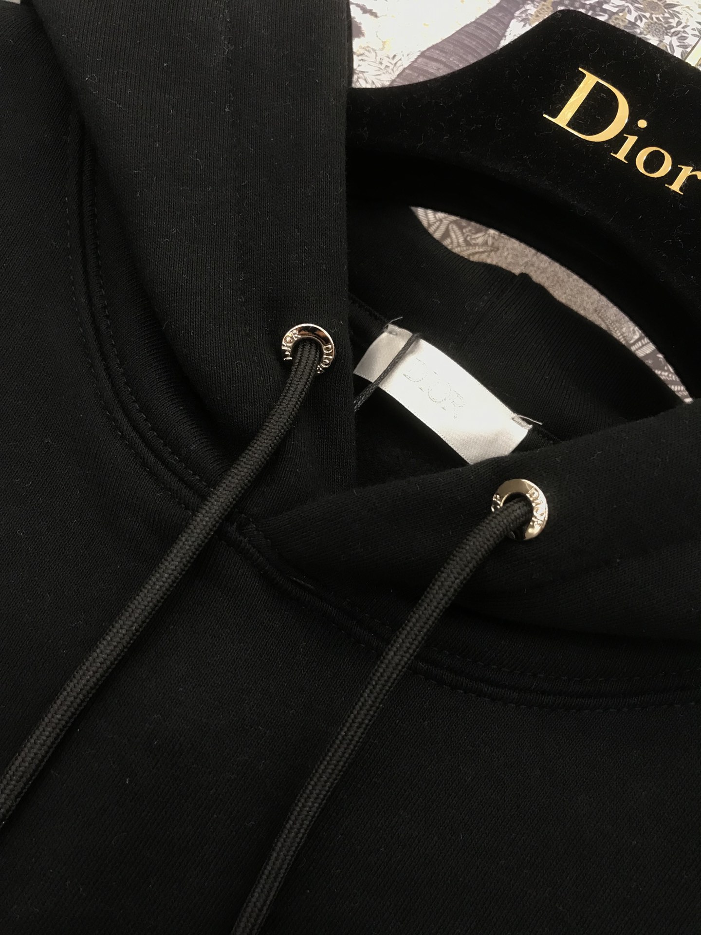 Dior Hoodie Cd Icon Cotton in Black