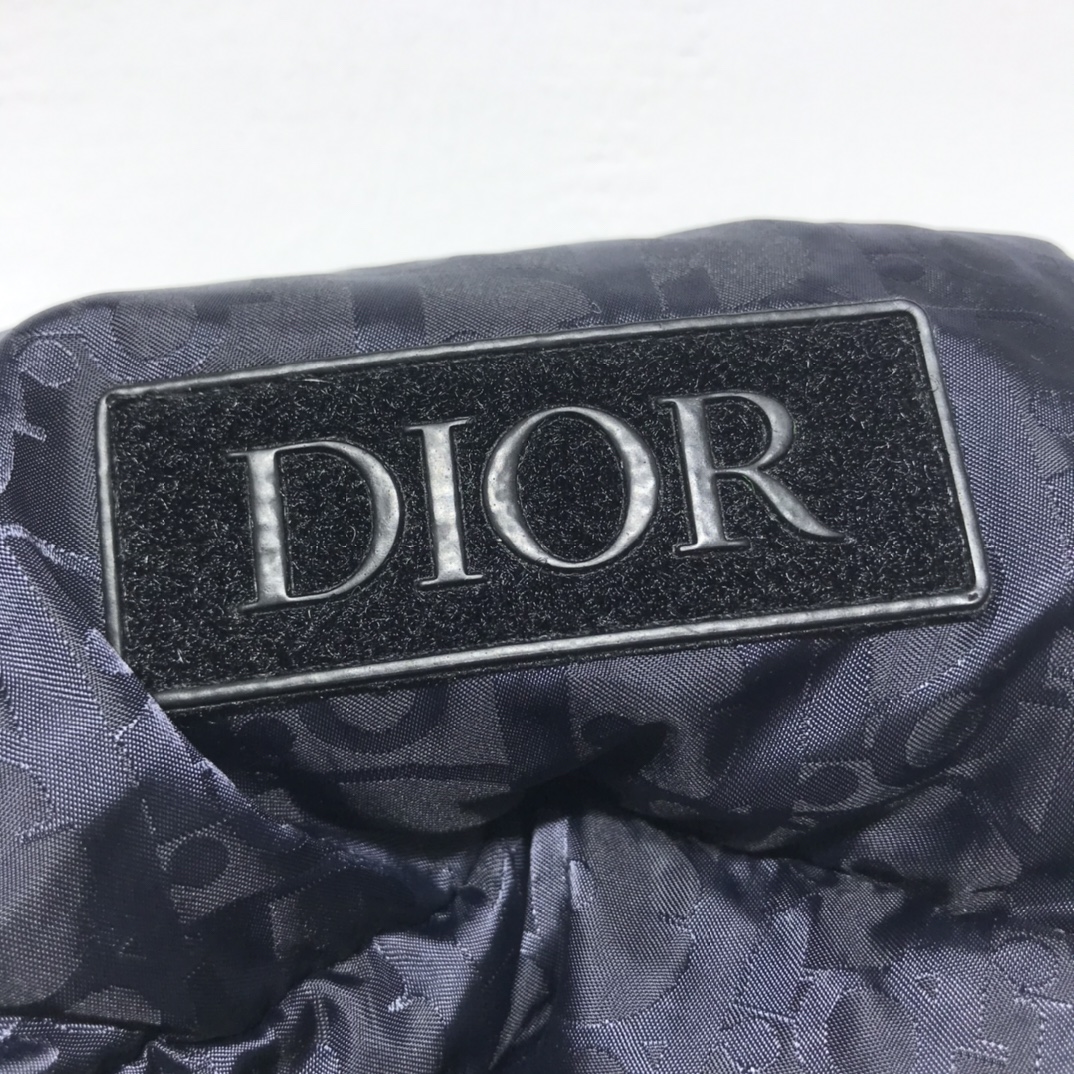 Dior Down Jacket Oblique Sleeveless