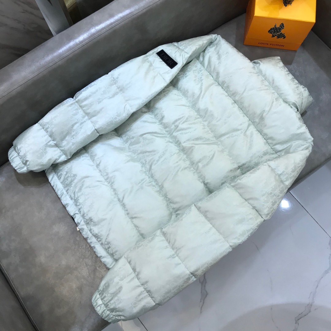 Dior Down Jacket Oblique in White