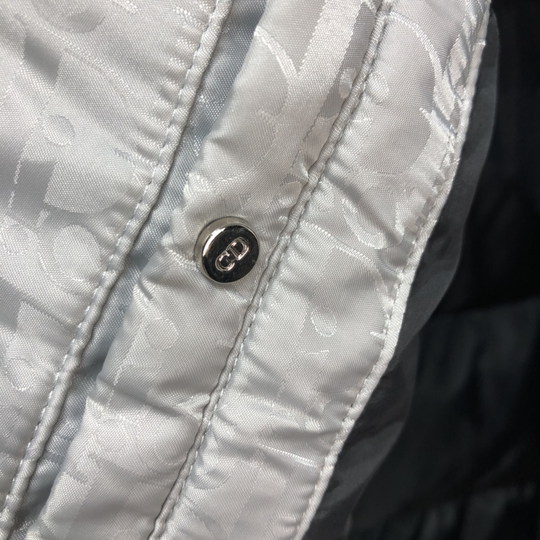 Dior Down Jacket Oblique in Gray