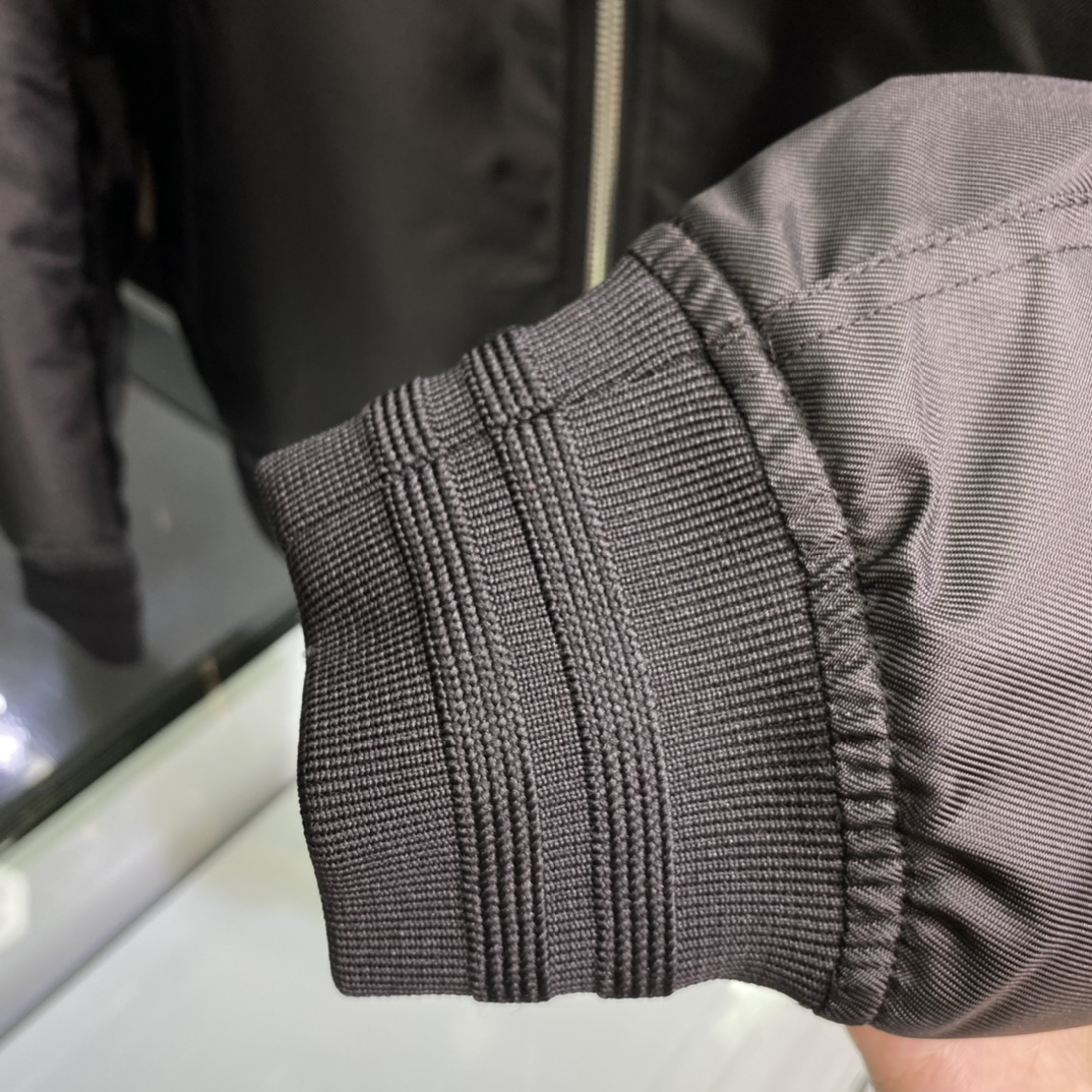 Dior Down Jacket in Gray and Black