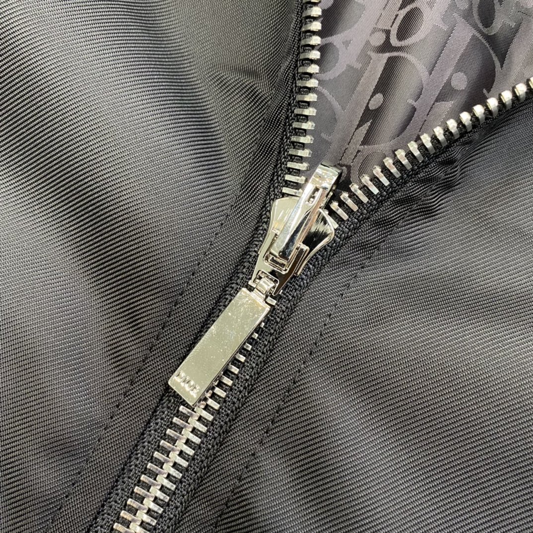 Dior Down Jacket in Gray and Black