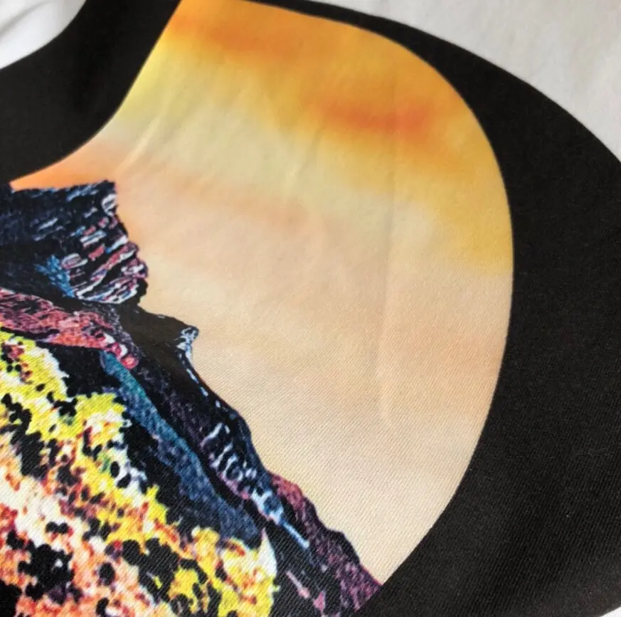 Dior CD 2022 NEW Mountain scenery pattern T-shirt