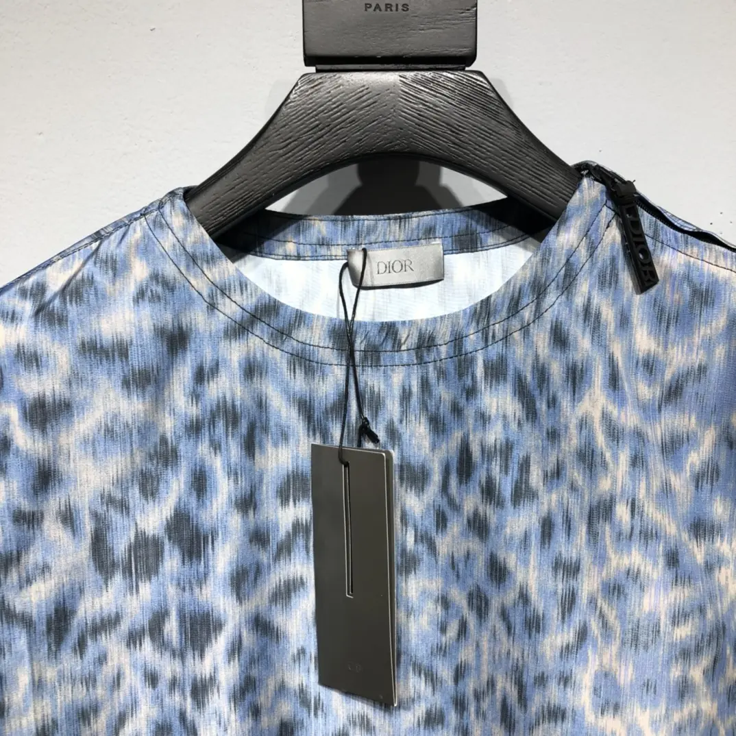 Dior CD 2022 NEW AND PARLEY zipper  T-shirt