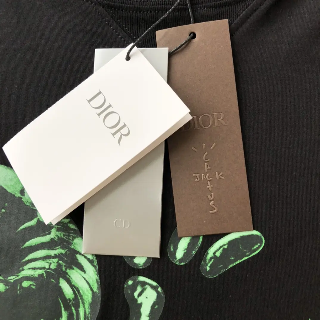 Dior CD 2022 MrkimJones&PeterDiog abstract logo T-shirt