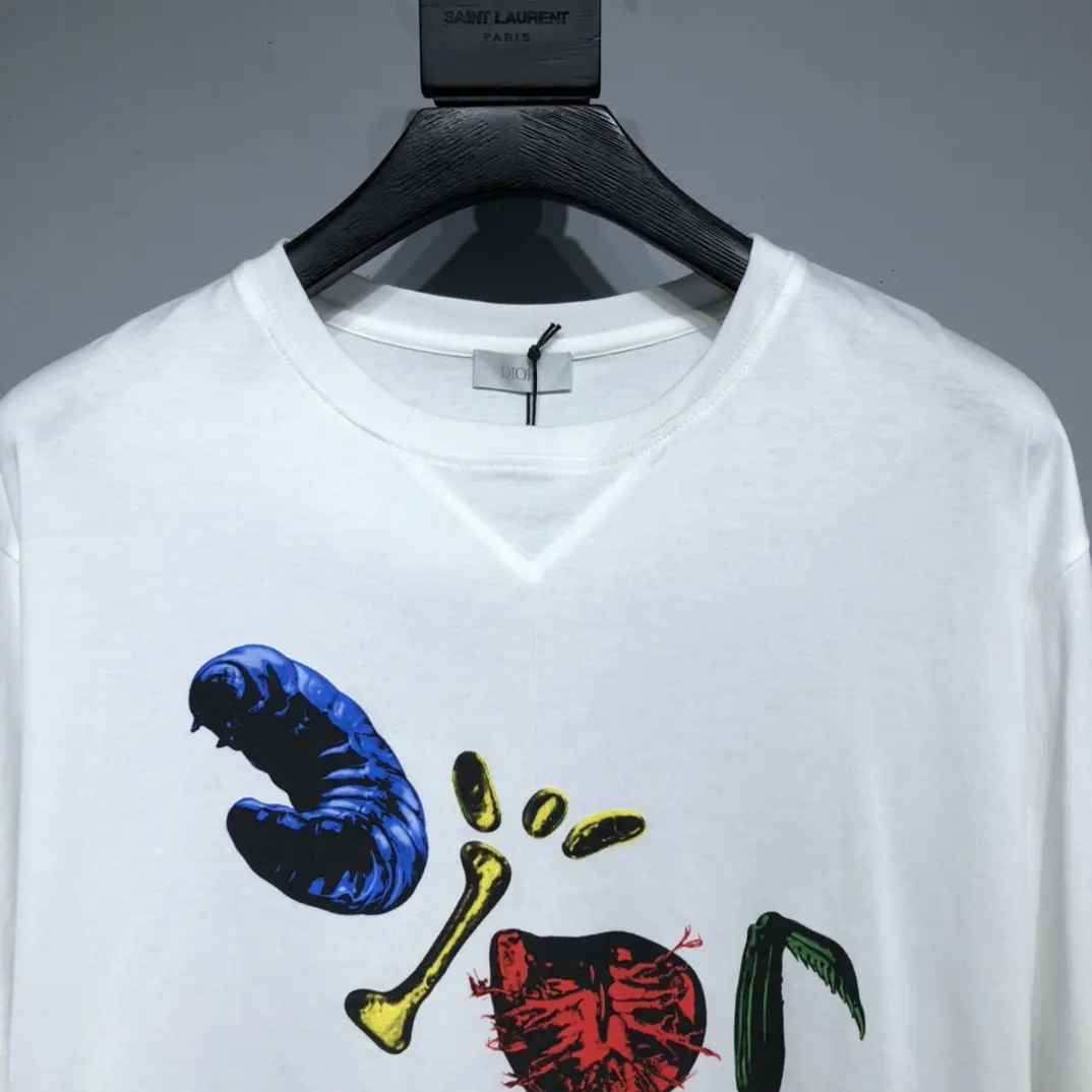 Dior CD 2022 MrkimJones&PeterDiog abstract logo T-shirt