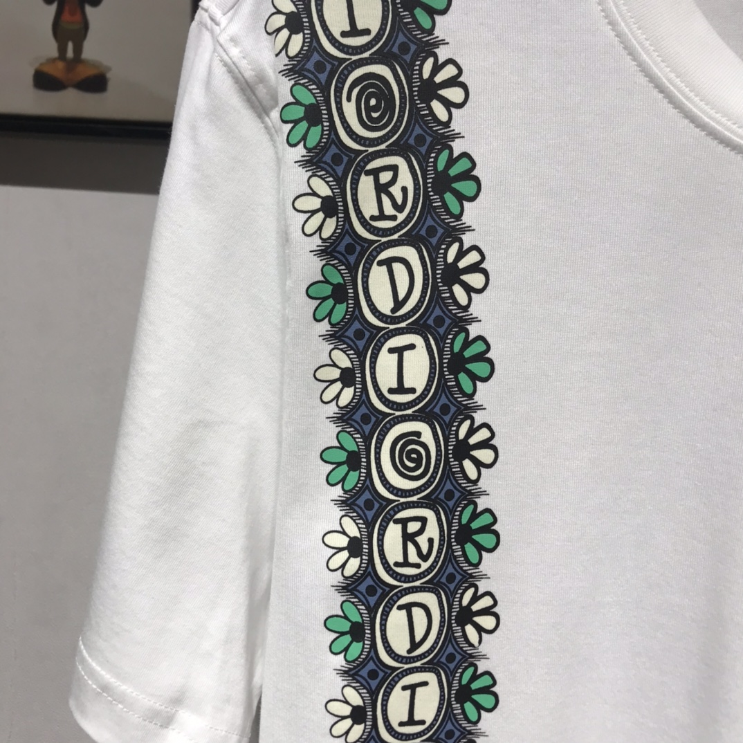 Dior 20SS New Arrival Large L Printing T-shirt