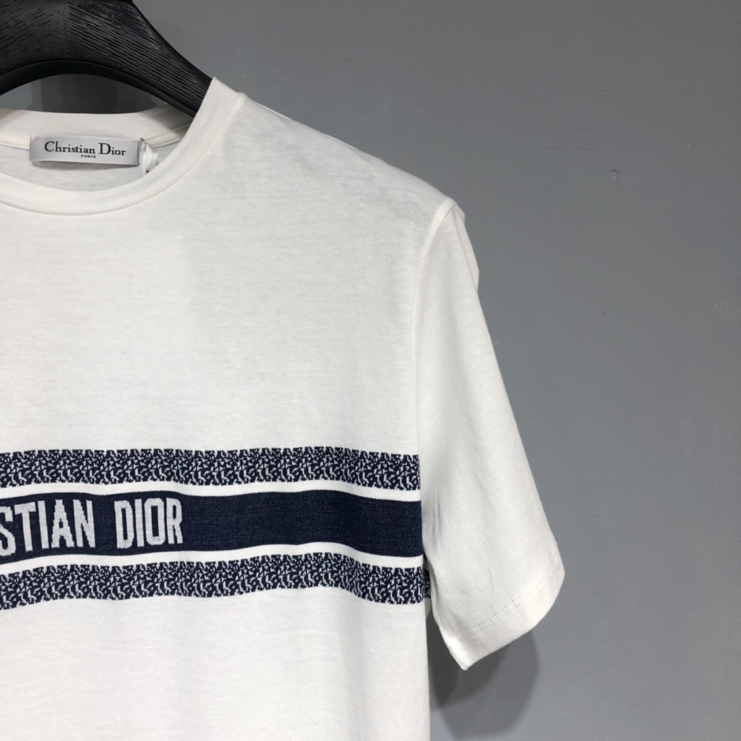 DIOR 2022SS new collection stripe T-Shirt