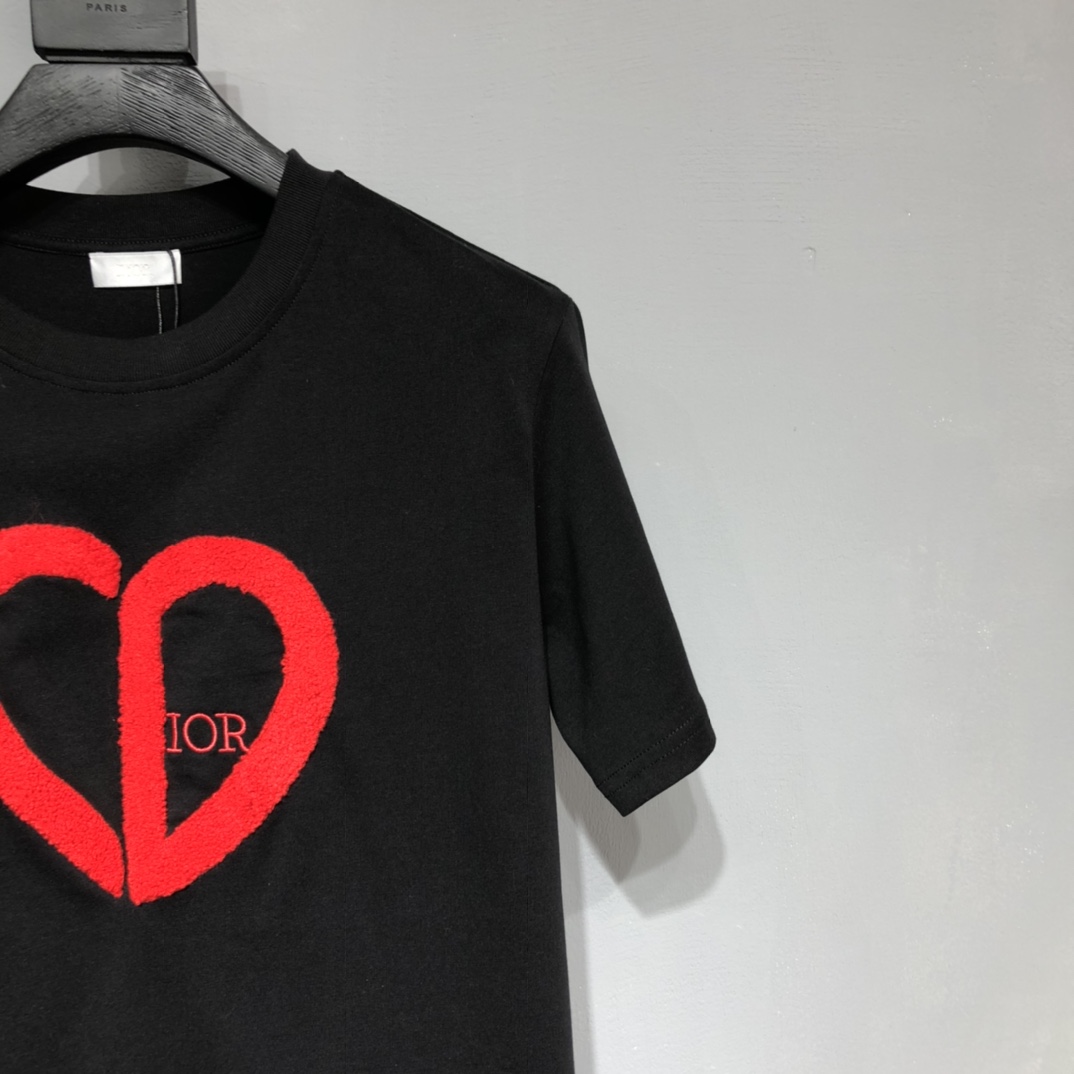 DIOR 2022SS new collection CD loving heart T-Shirt