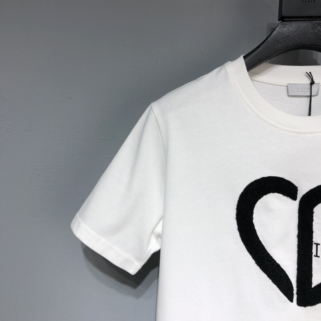 DIOR 2022SS new collection CD loving heart T-Shirt