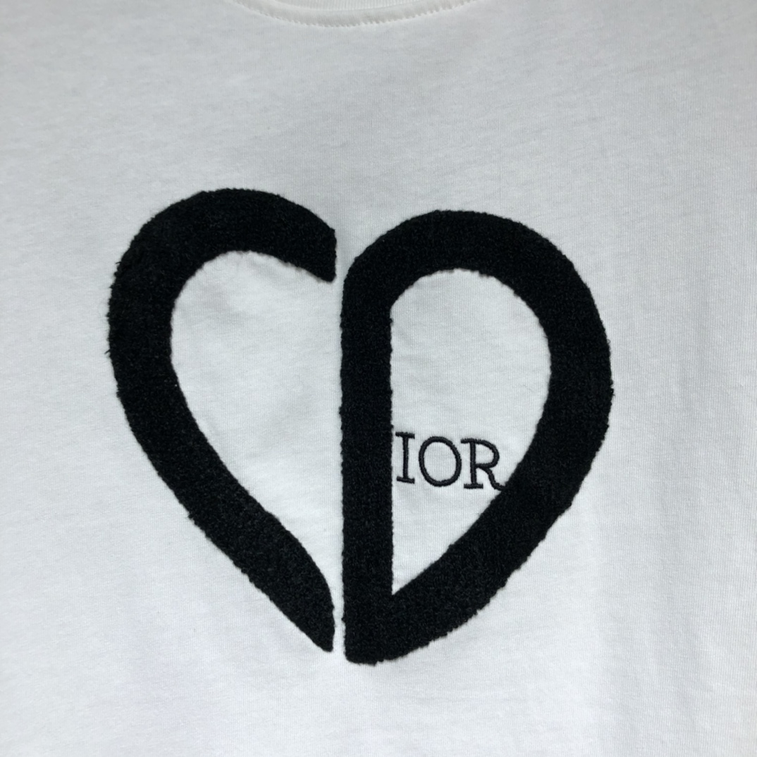 DIOR 2022SS new collection CD loving heart T-Shirt