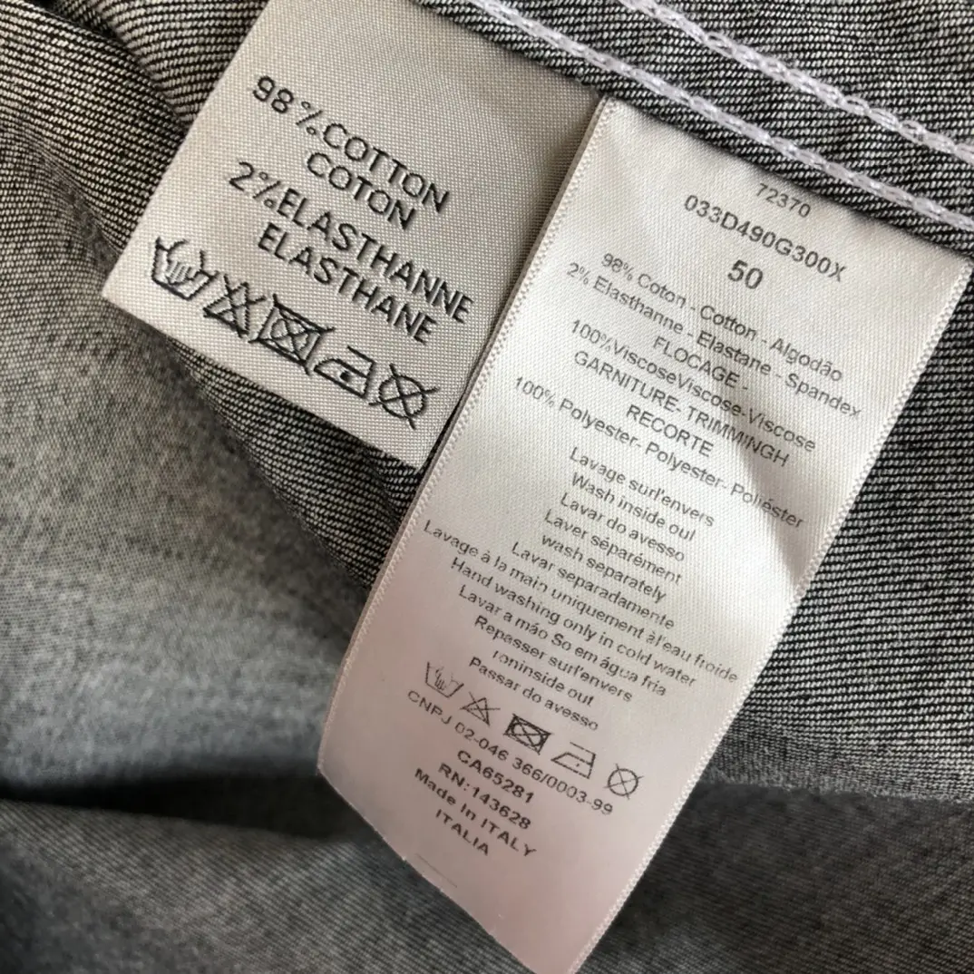 DIOR 2022SS fashion jacket in grey