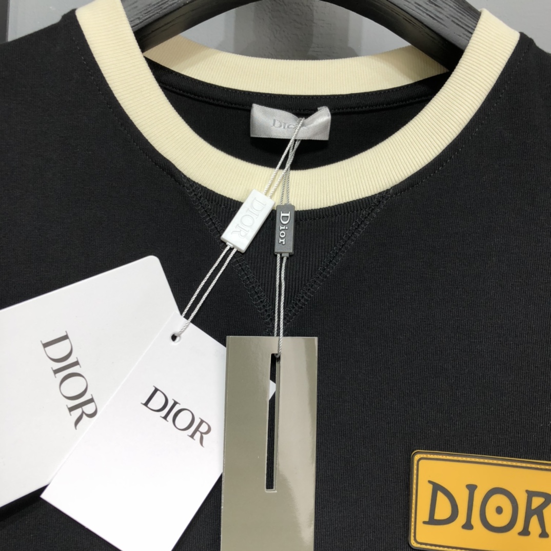DIOR 2022SS color matching silhouette T-shirt