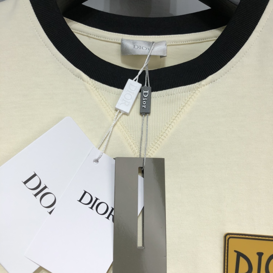 DIOR 2022SS color matching silhouette T-shirt