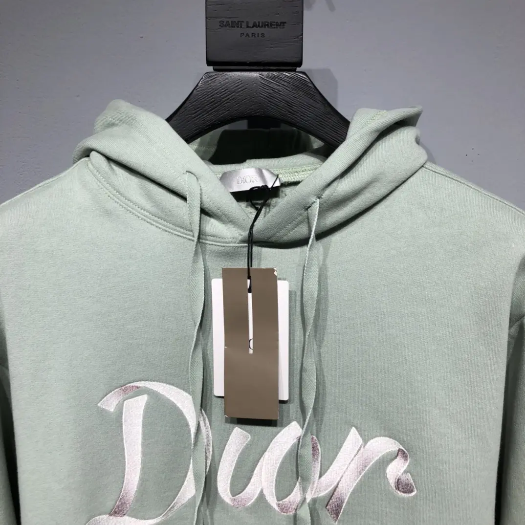 Dior 2022FW fashion hoodies in green