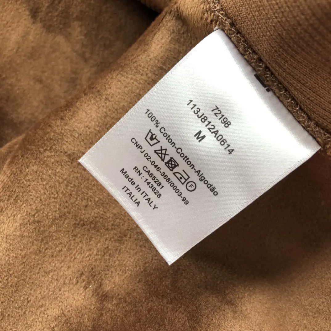 Dior 2022FW fashion hoodies in brown