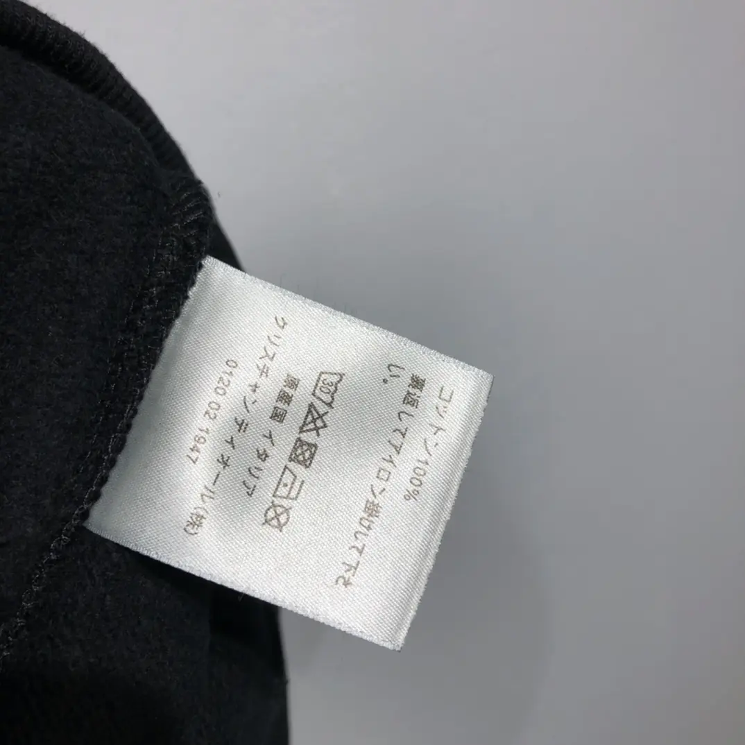 Dior 2022FW fashion hoodies in black