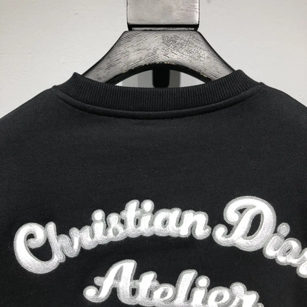 Dior 2022FW fashion hoodies in black