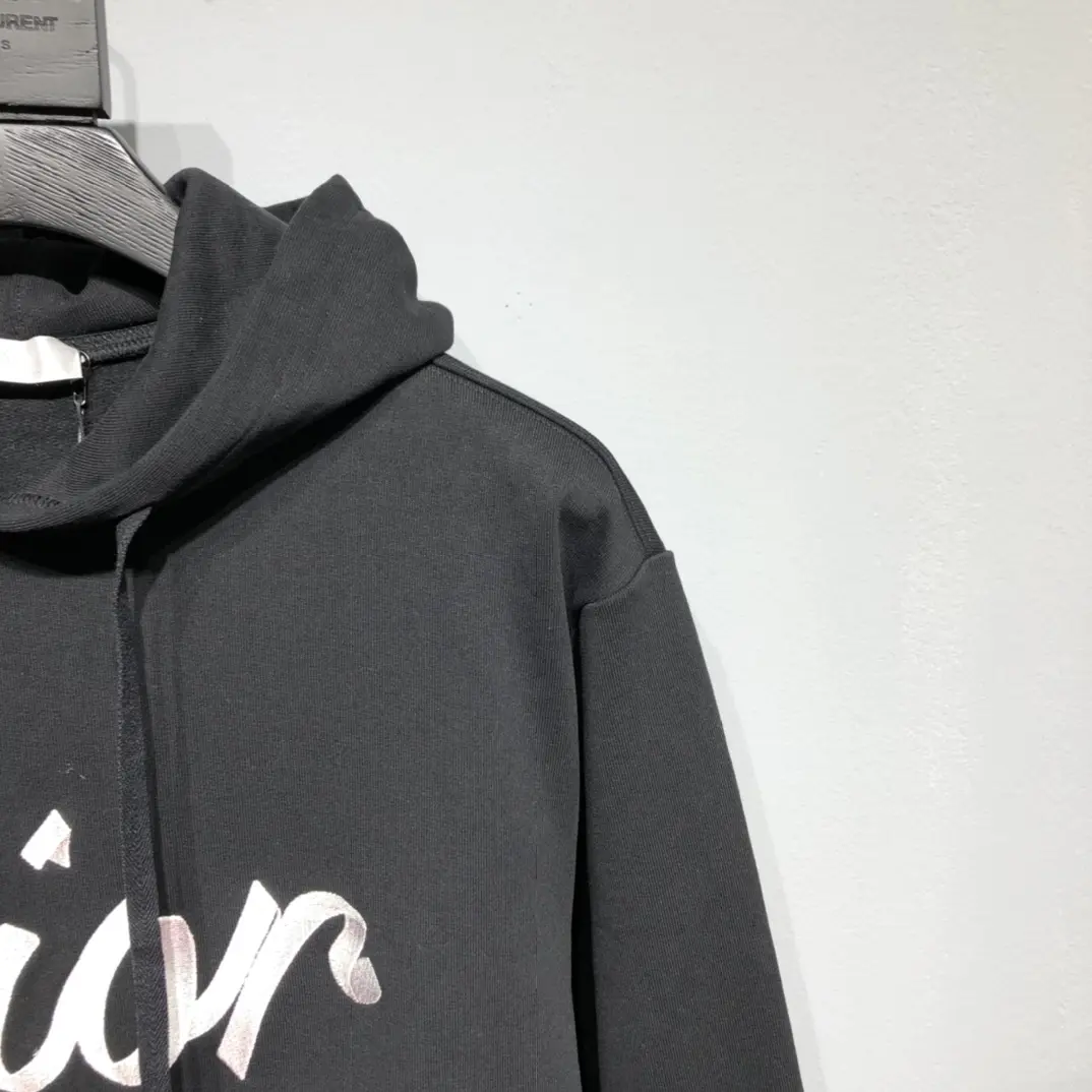 Dior 2022FW fashion hoodies in black