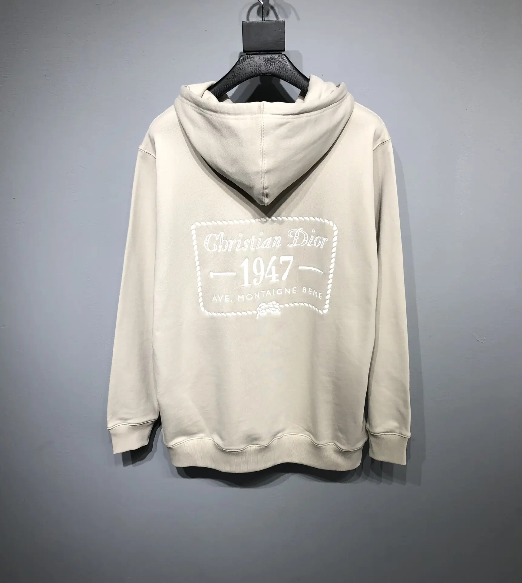 Dior 2022FW fashion 1947 hoodies in beige