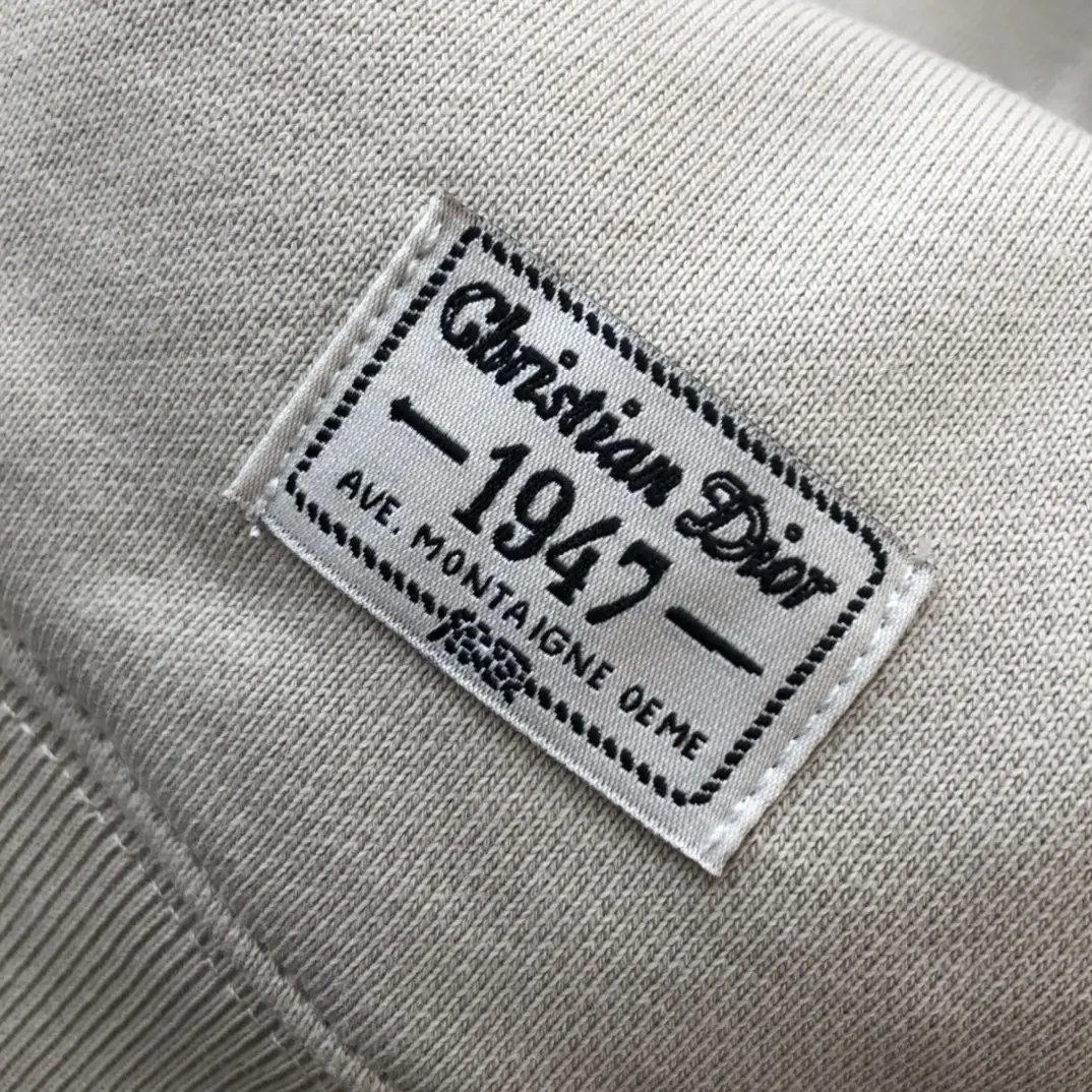 Dior 2022FW fashion 1947 hoodies in beige
