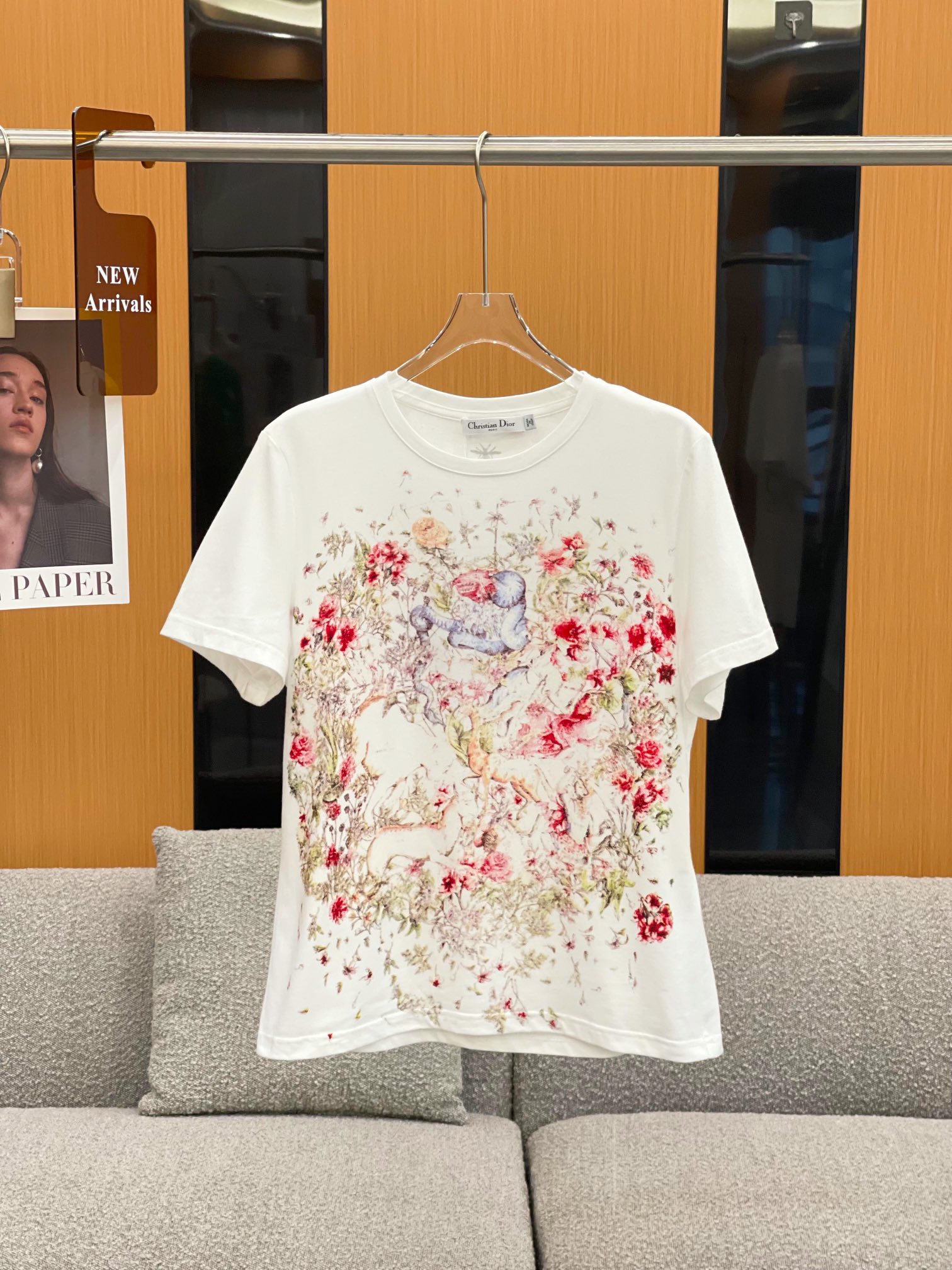 DIor 2022 Tee CHEZ MOI T-shirt