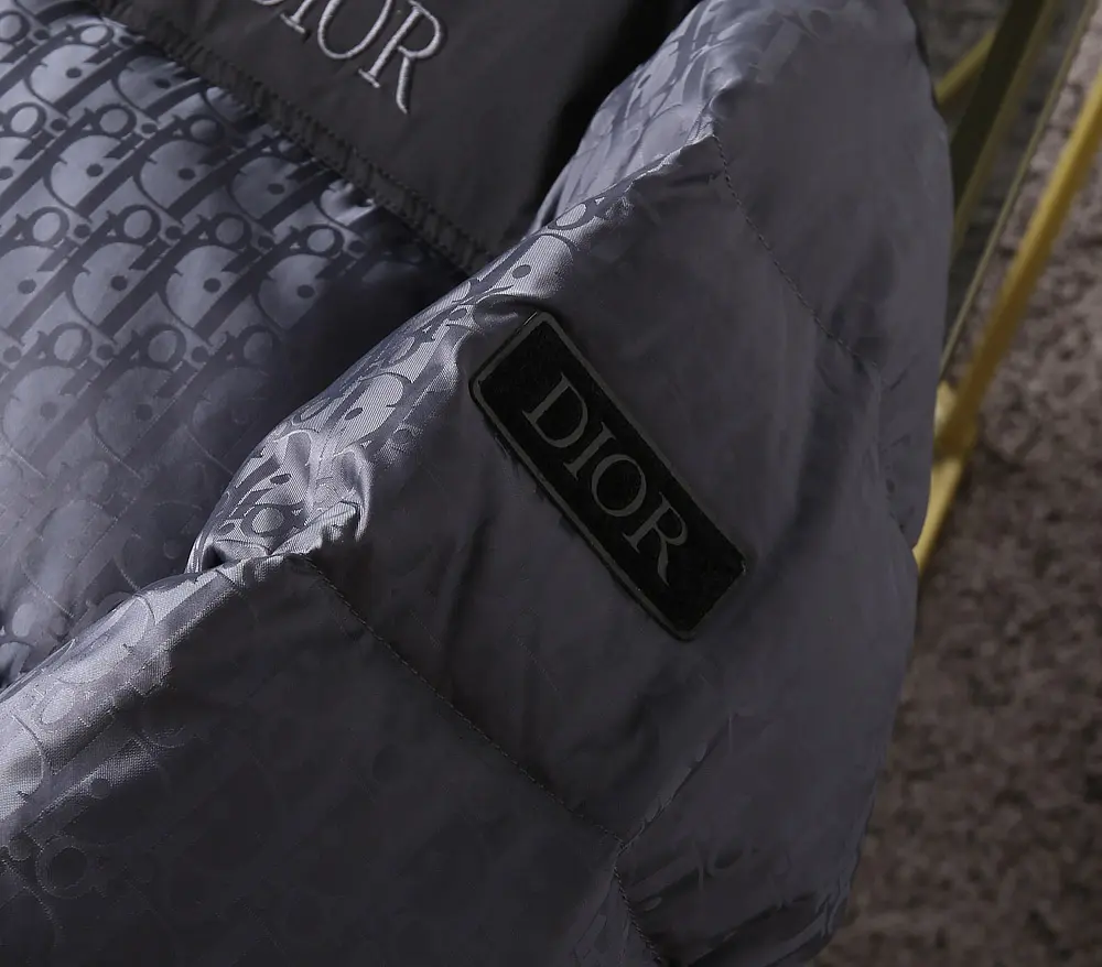 Dior 2022 new  oblique down jacket in grey