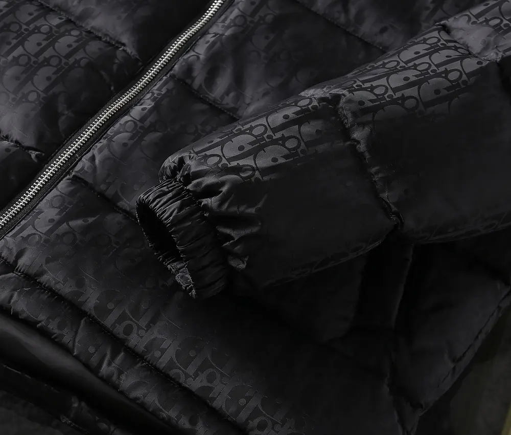 Dior 2022 new  oblique down jacket in black