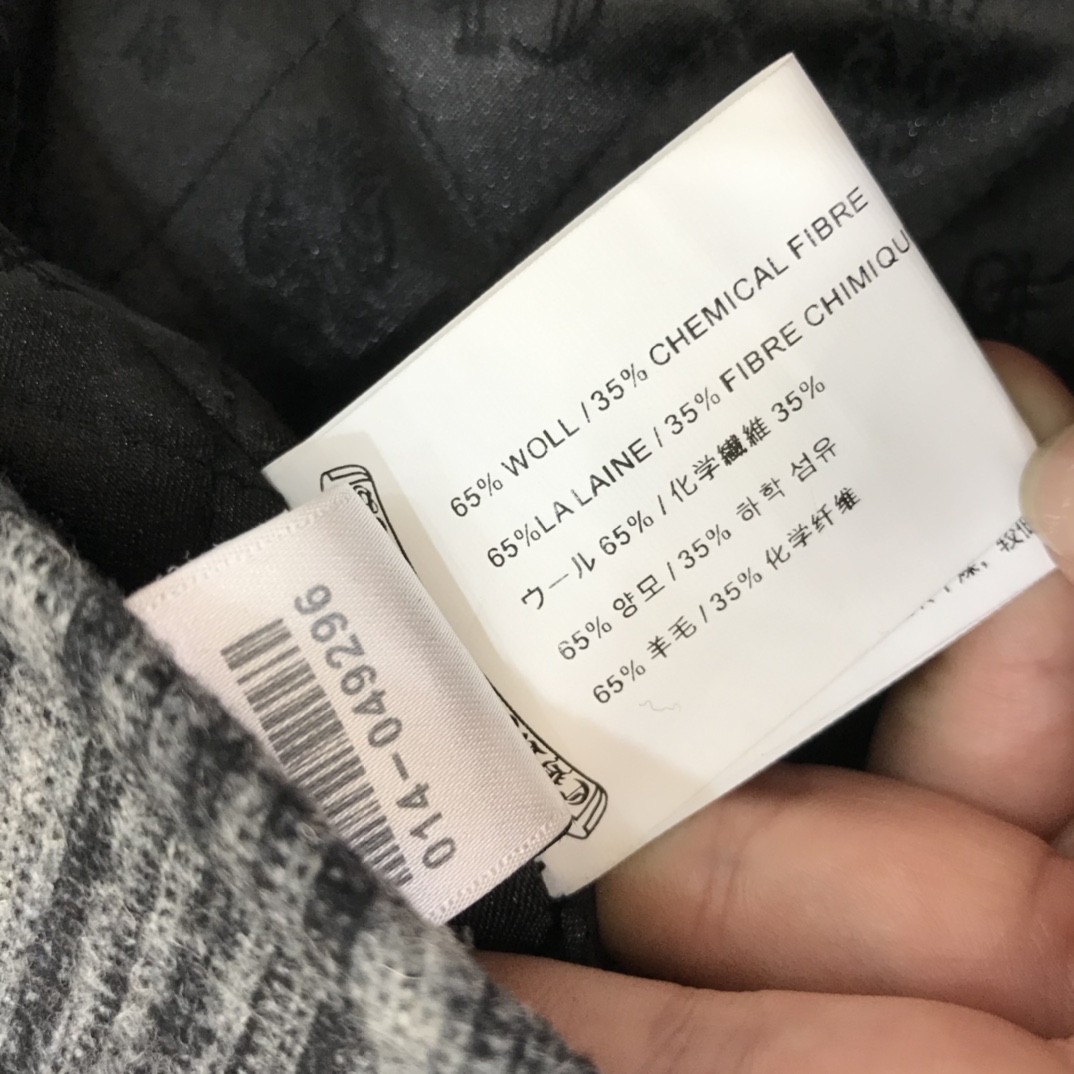 Chrome Hearts Shirt Flannel in Gray