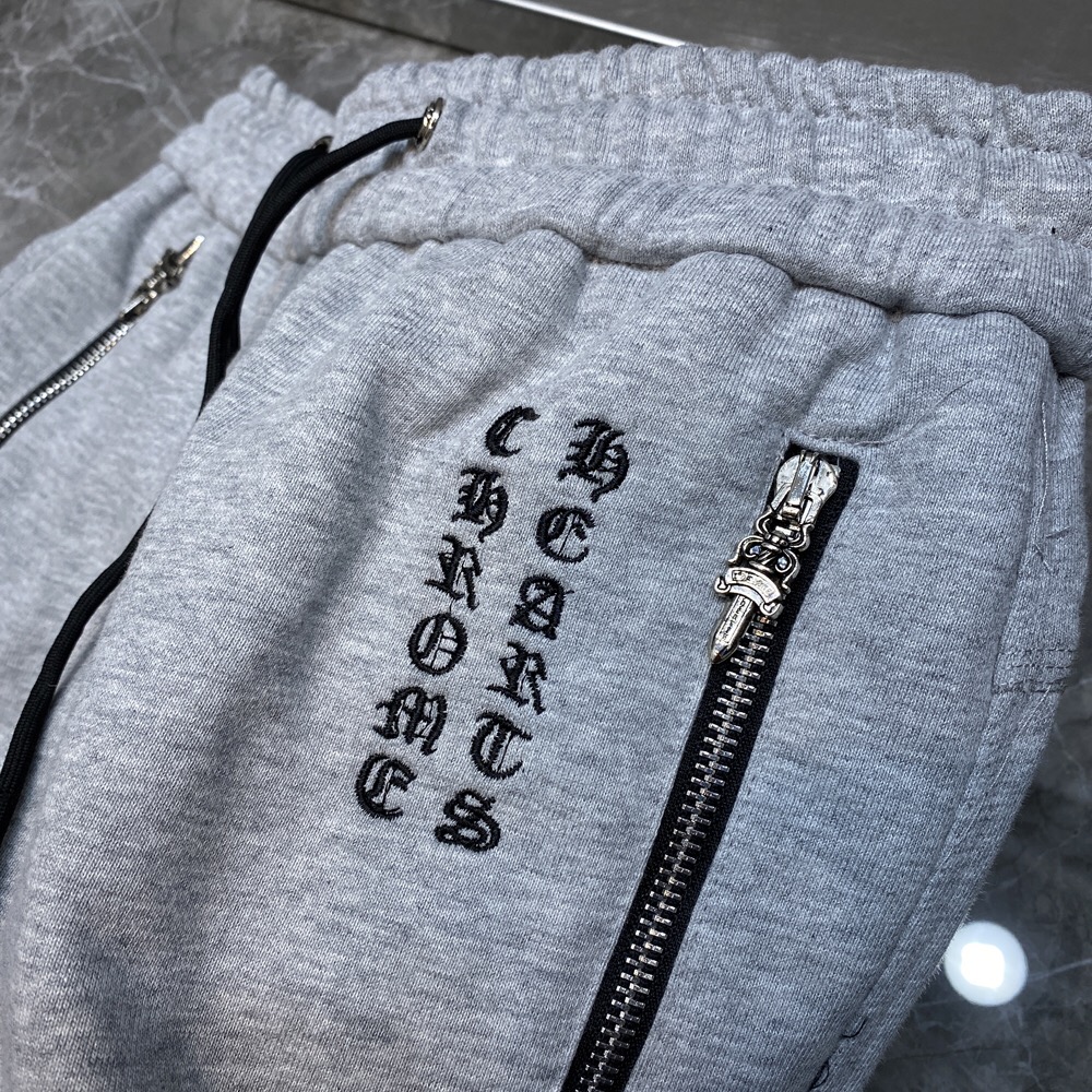 Chrome Hearts Pants Cotton in Gray