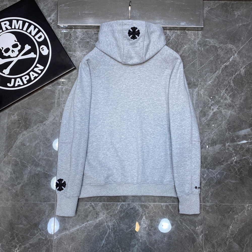 Chrome Hearts Jacket Malibu Exclusive Zip in Gray