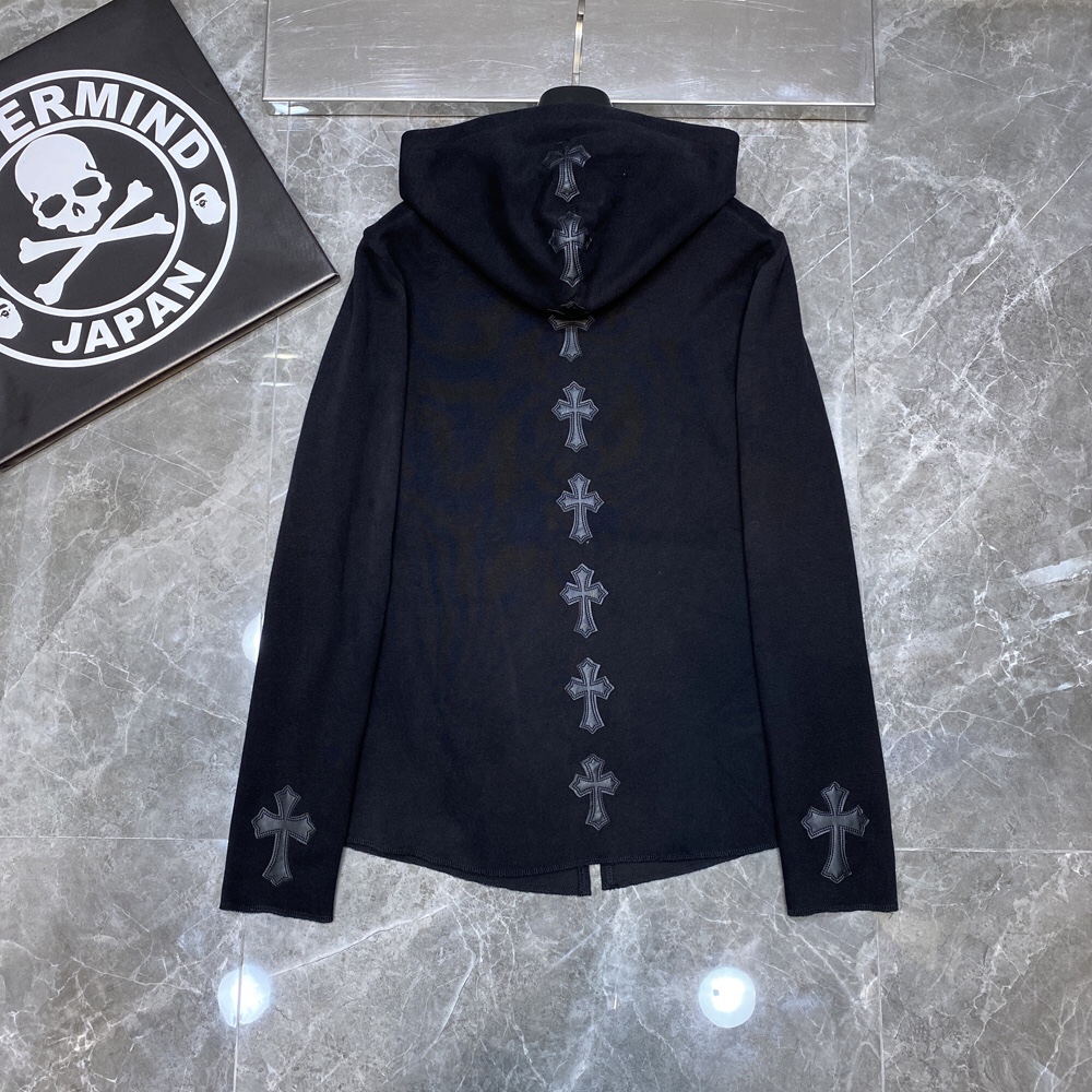 Chrome Hearts Jacket Malibu Exclusive Zip in Black