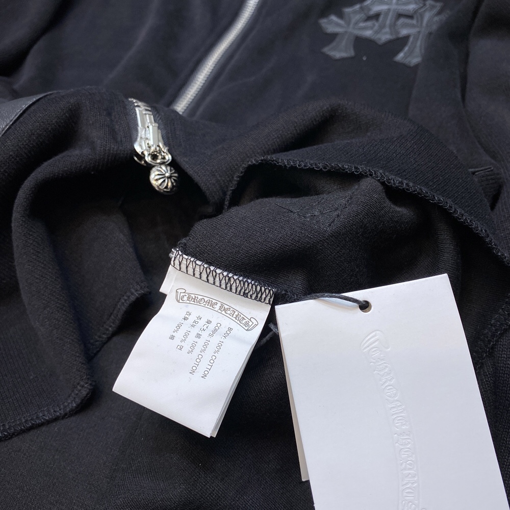 Chrome Hearts Jacket Malibu Exclusive Zip in Black