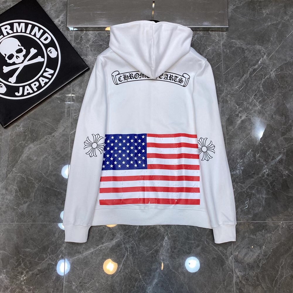 Chrome Hearts Jacket Classic Horseshoe in White