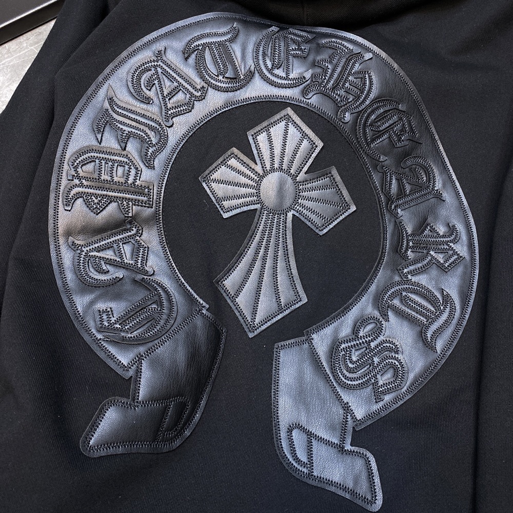 Chrome Hearts Jacket Classic Horseshoe in White