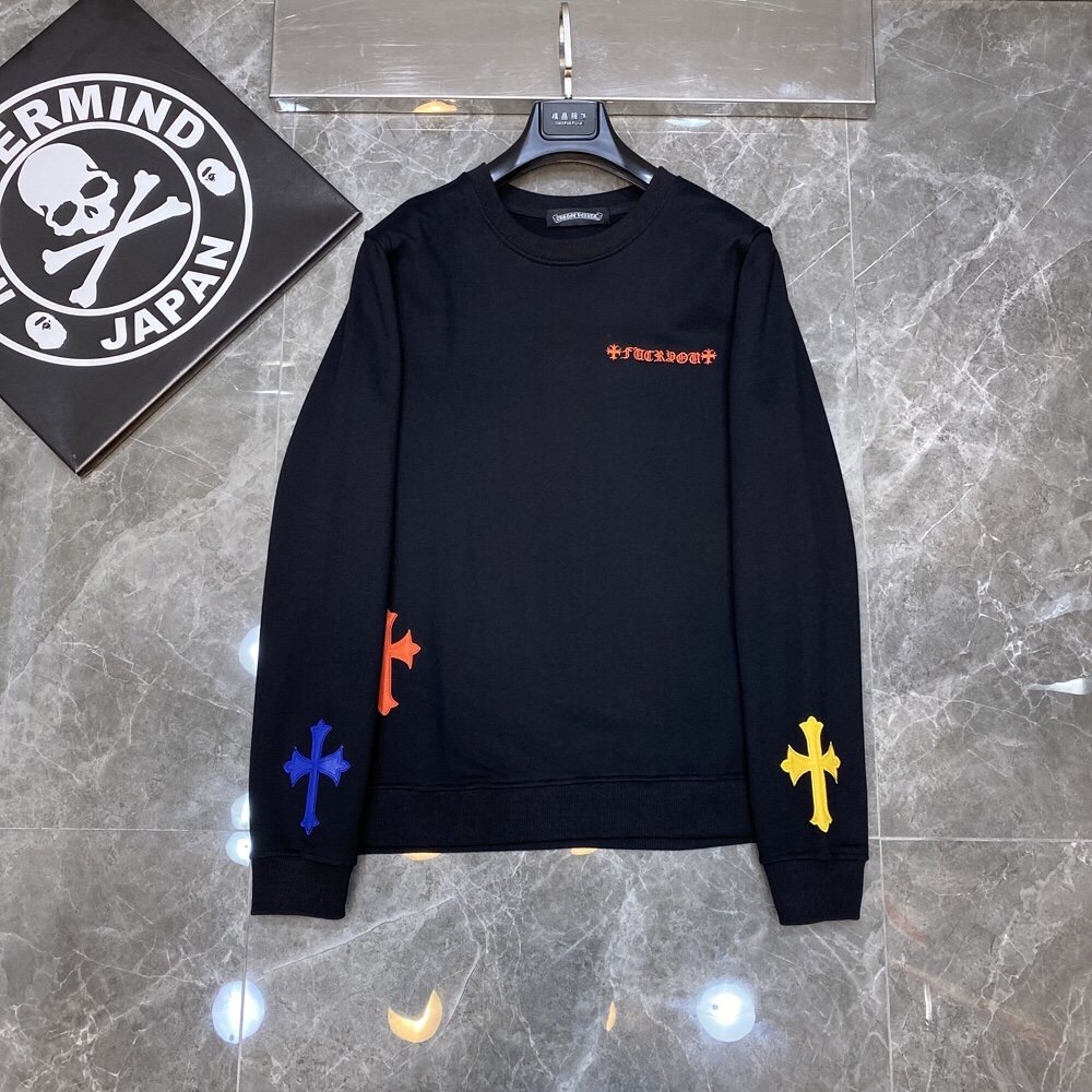 Chrome Hearts Hoodie 3 Color CROSS in White