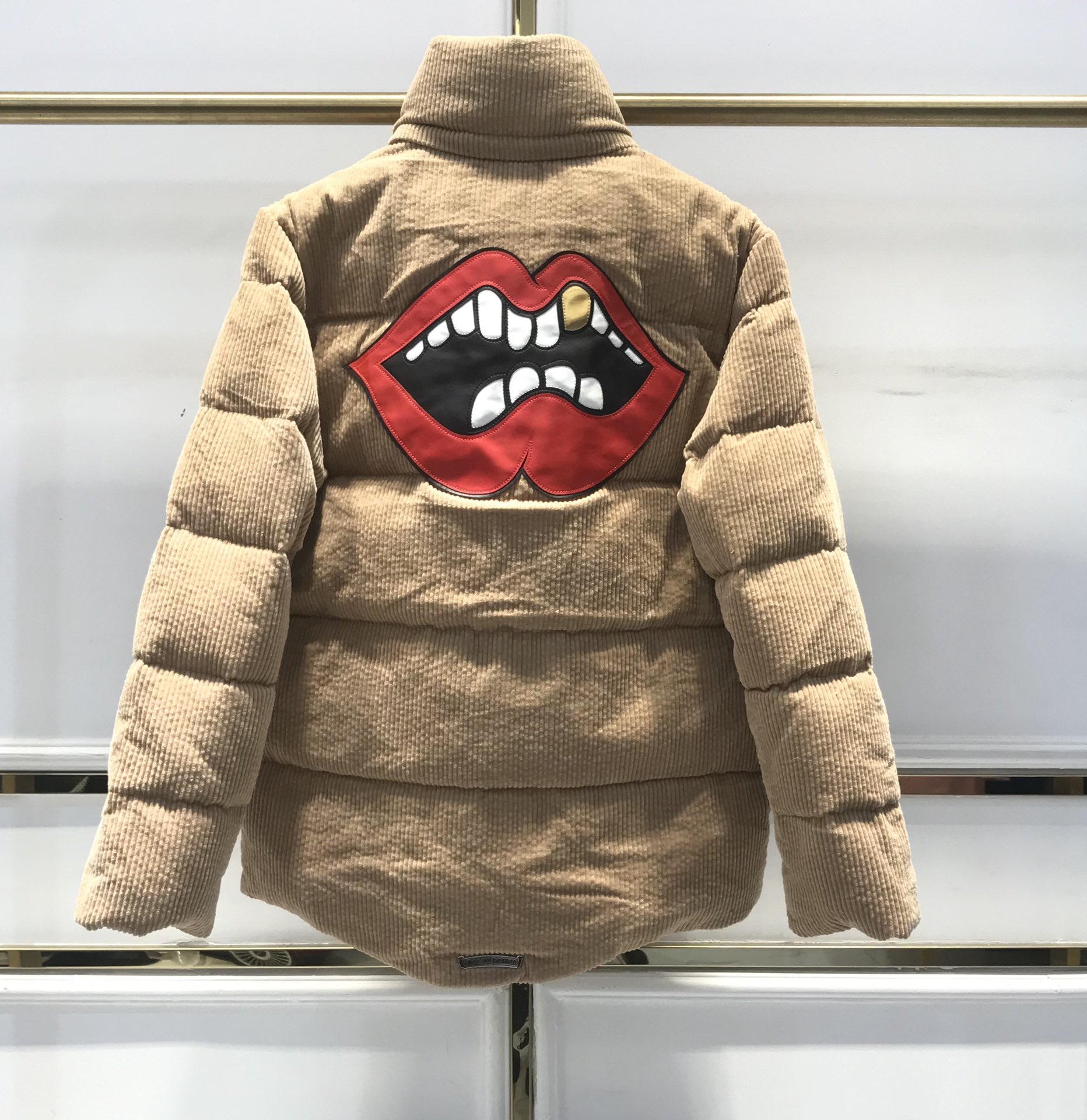 Chrome Hearts Down Jacket Puffer in Brown