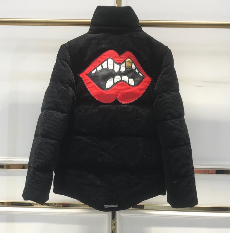 Chrome Hearts Down Jacket Puffer in Black