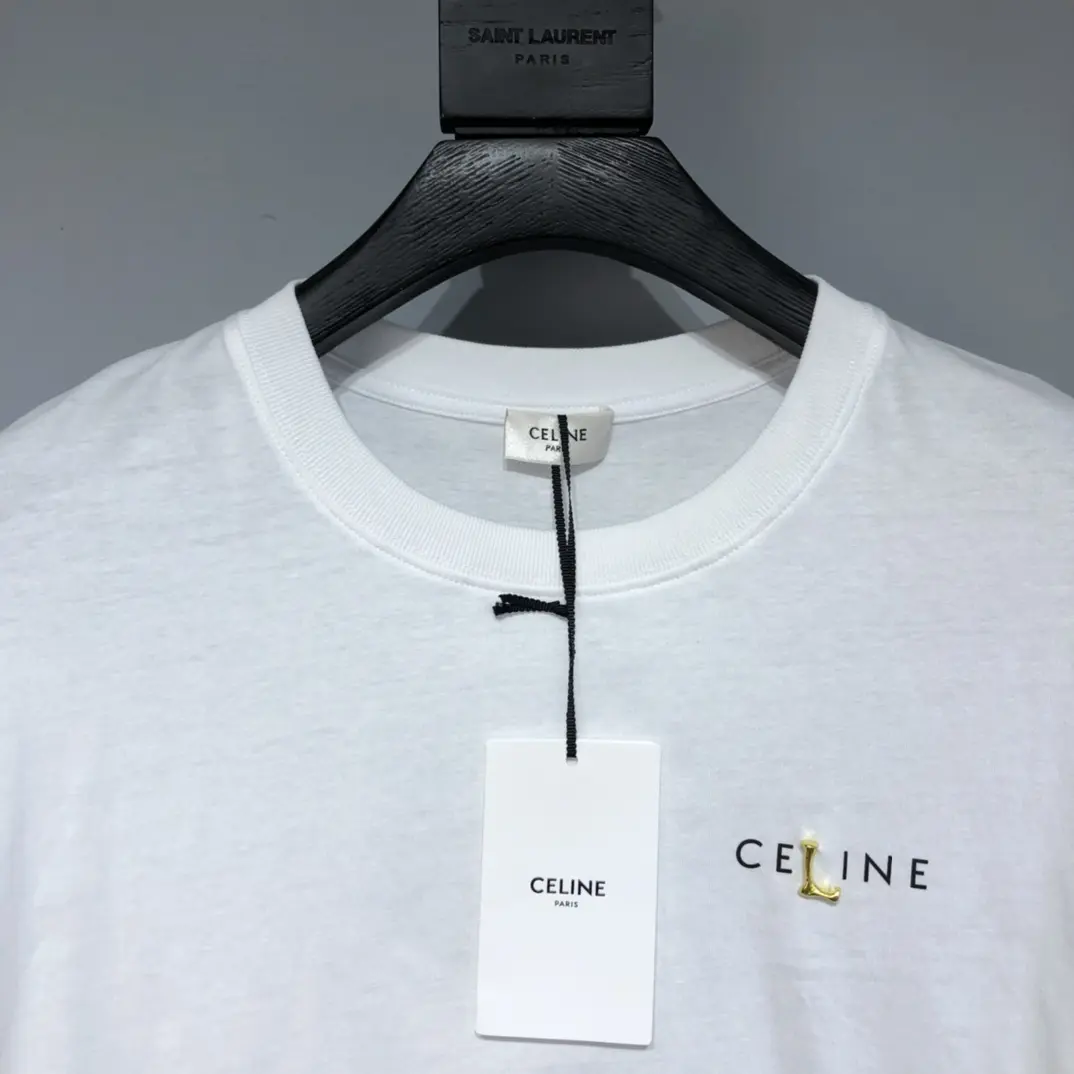 CELINE 2022SS new arrival T-shirt in white