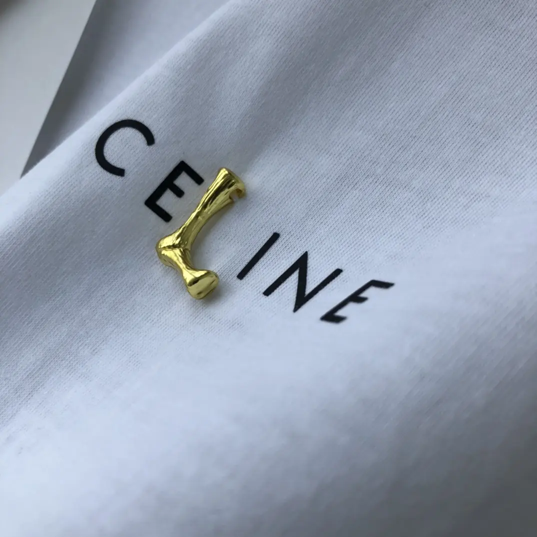 CELINE 2022SS new arrival T-shirt in white