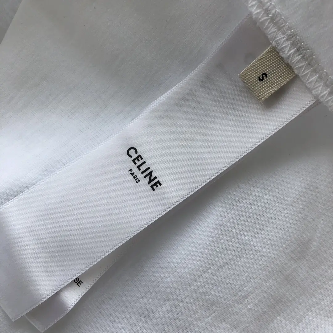 CELINE 2022SS new arrival T-shirt in white