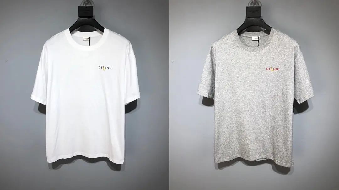 CELINE 2022SS new arrival T-shirt in white