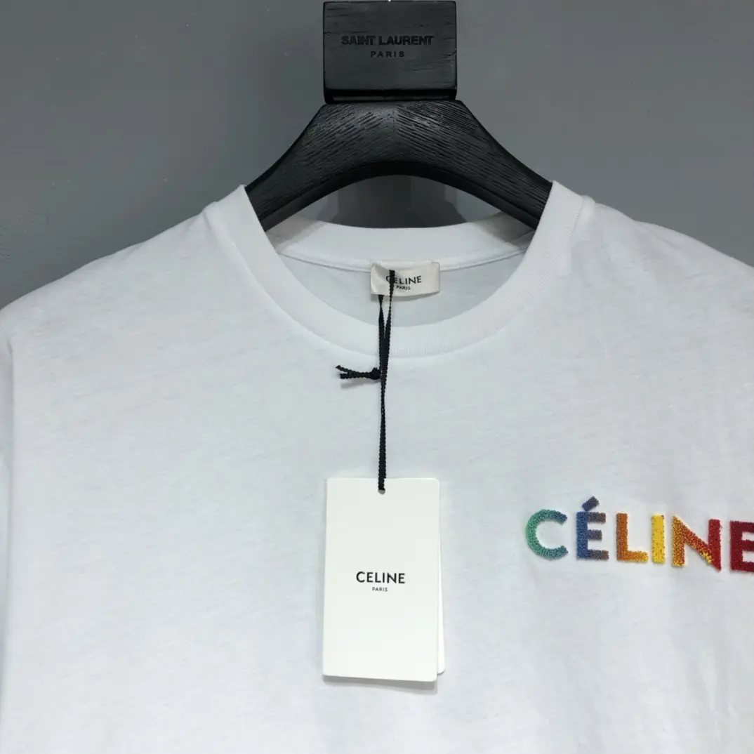 CELINE 2022SS new arrival T-shirt in white