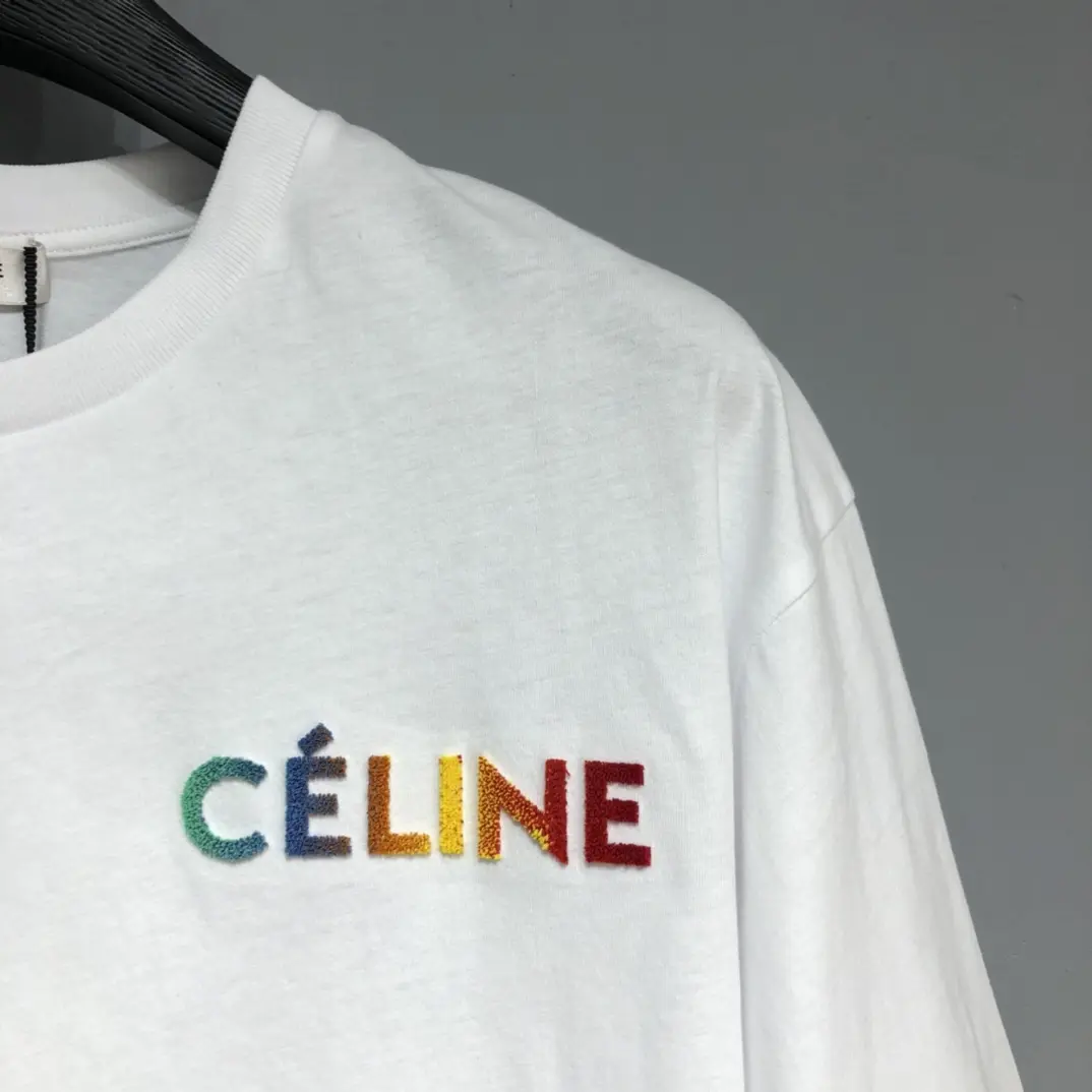 CELINE 2022SS new arrival T-shirt in white