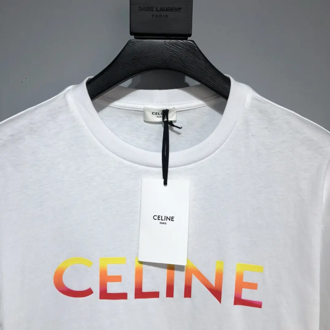 CELINE 2022SS new arrival T-shirt in white