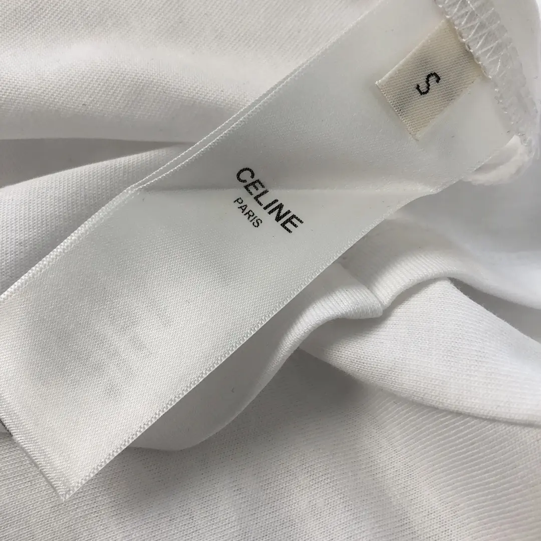 CELINE 2022SS new arrival T-shirt in white