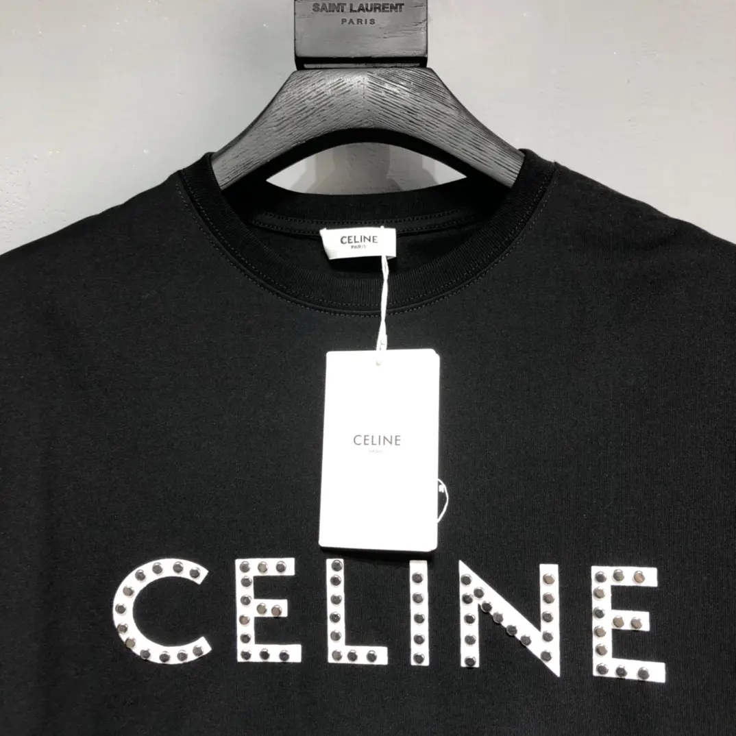 CELINE 2022SS new arrival T-shirt in black