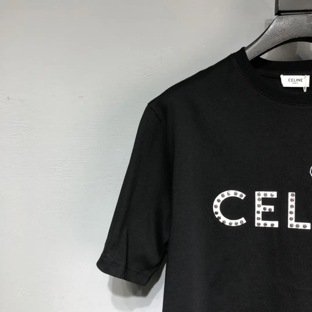 CELINE 2022SS new arrival T-shirt in black