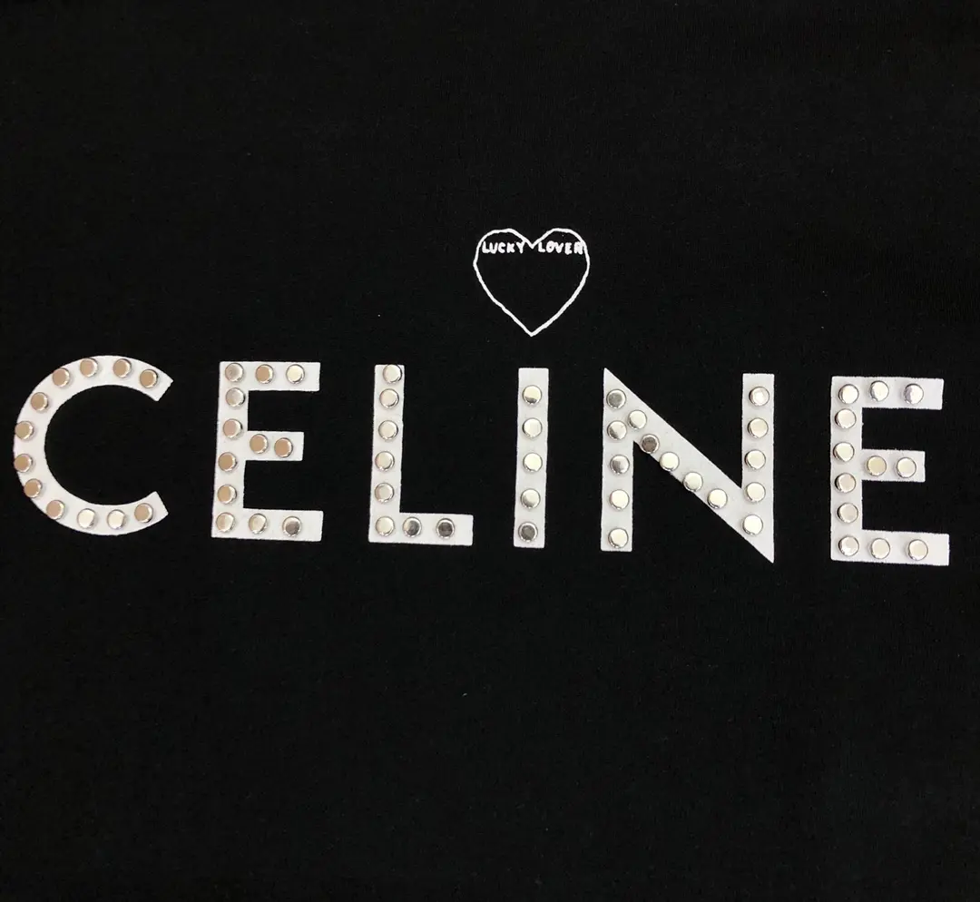 CELINE 2022SS new arrival T-shirt in black