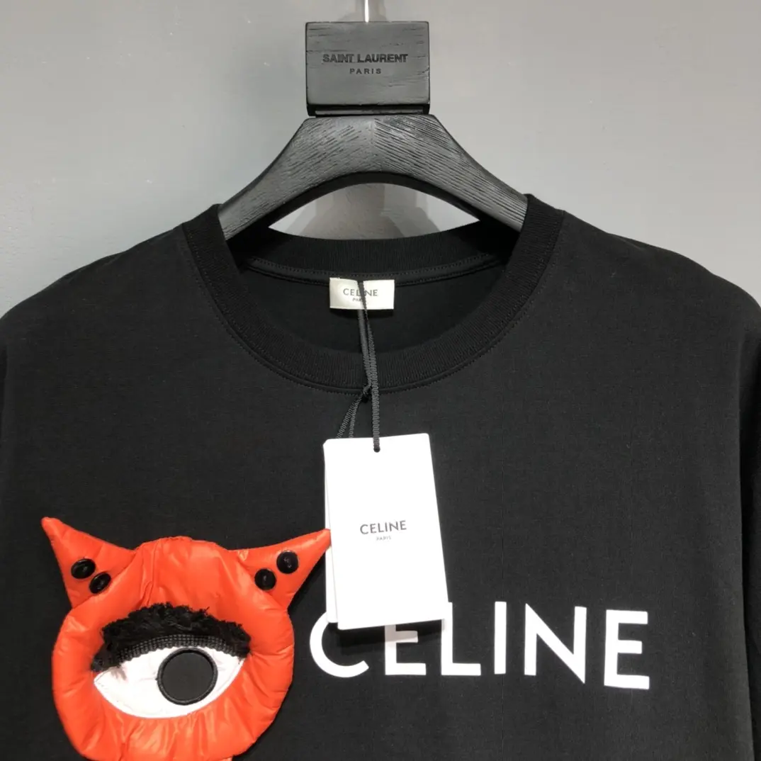 CELINE 2022SS new arrival T-shirt in black